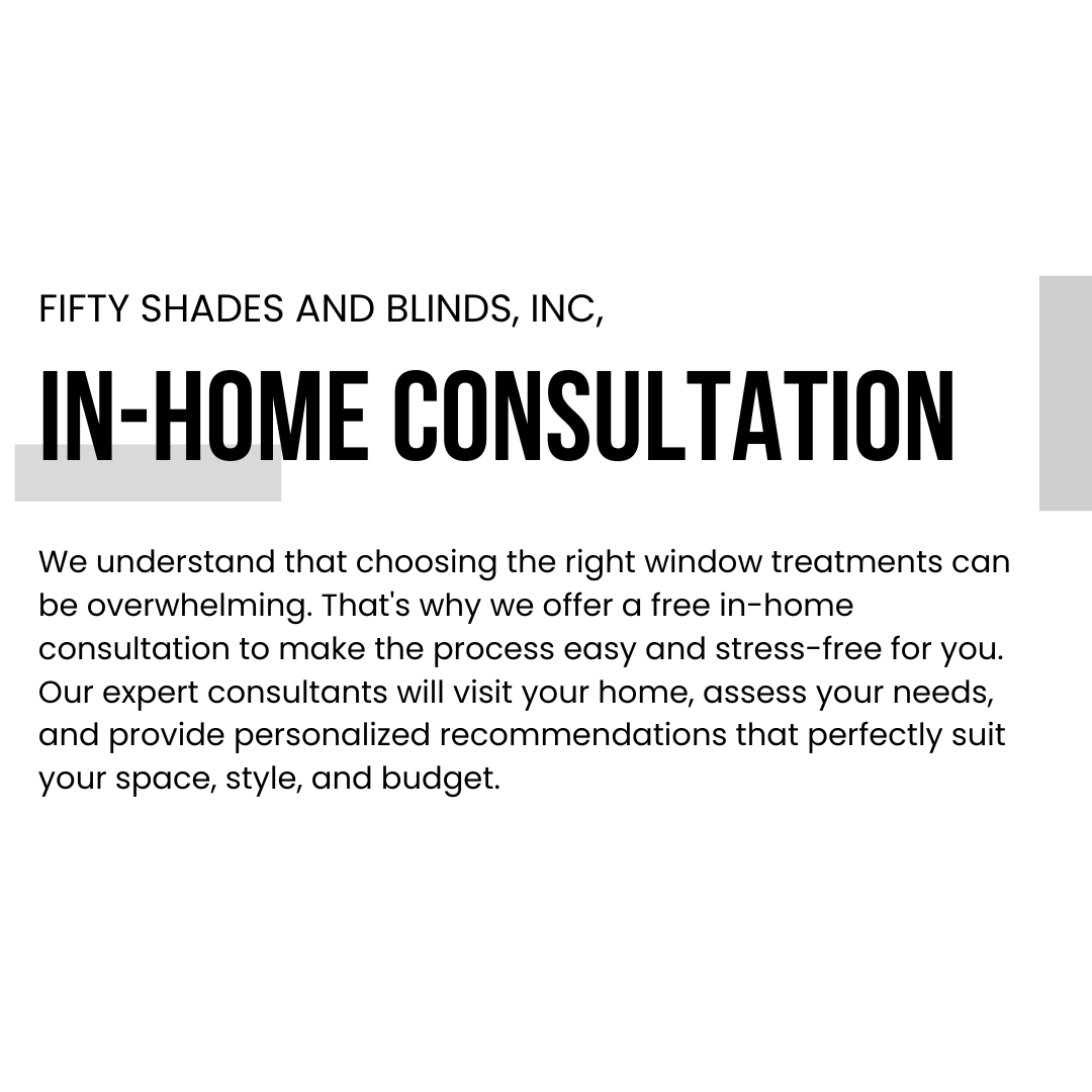 FREE In-home consultation | Broward • Palm Beach • Miami Dade | Custom Window Treatment