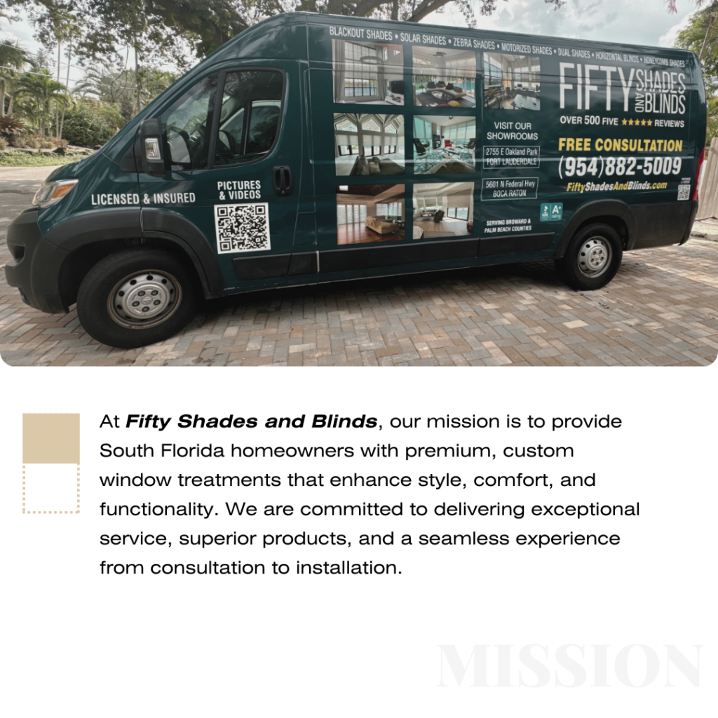 FREE In-home consultation | Broward • Palm Beach • Miami Dade | Custom Window Treatment