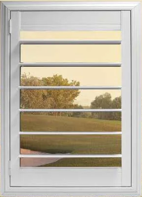 4 1/2 louver size plantation shutter