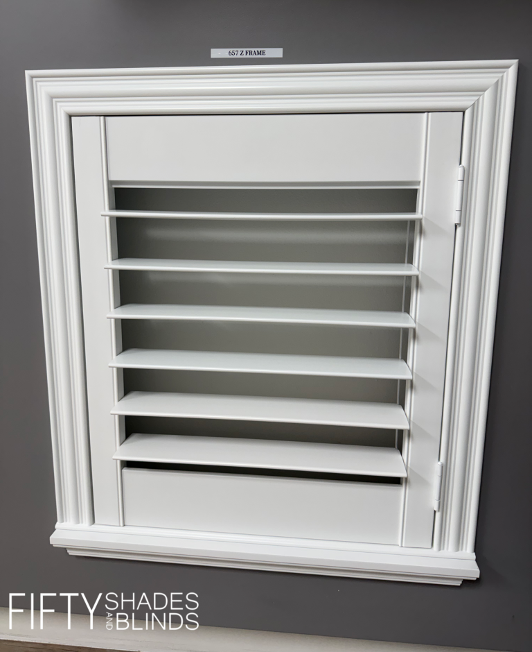 Plantation shutter hidden tilt