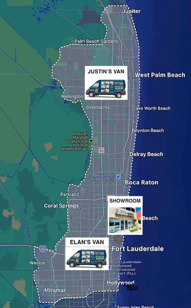 Fifty Shades Map